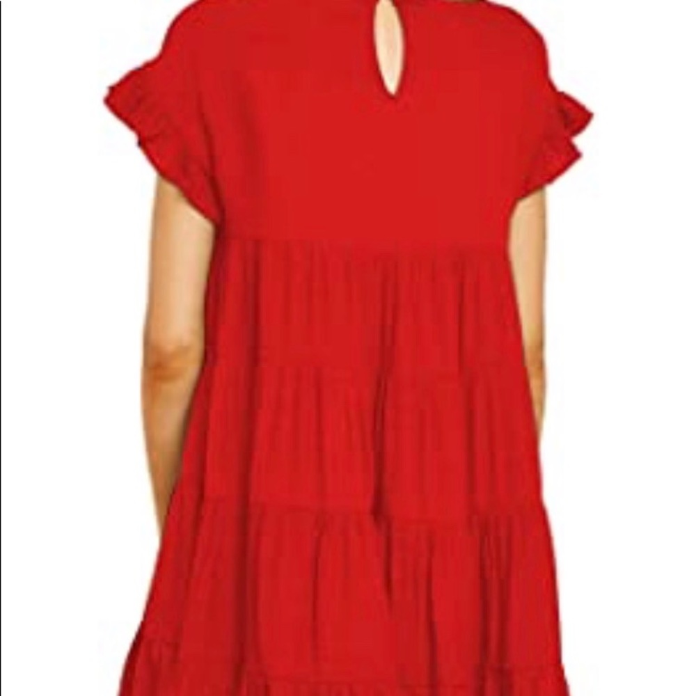 MIHOLL Summer Ruffle Babydoll Loose Mini Dress